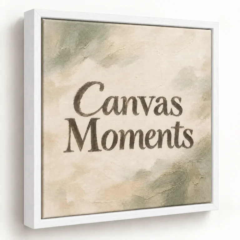 Natual Oak floating frame