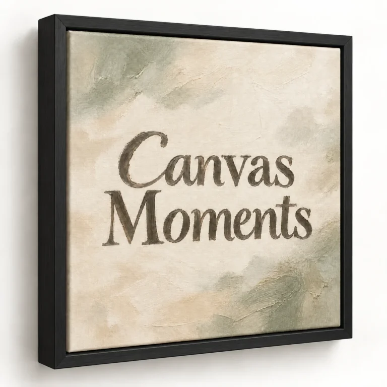 Black floating frame