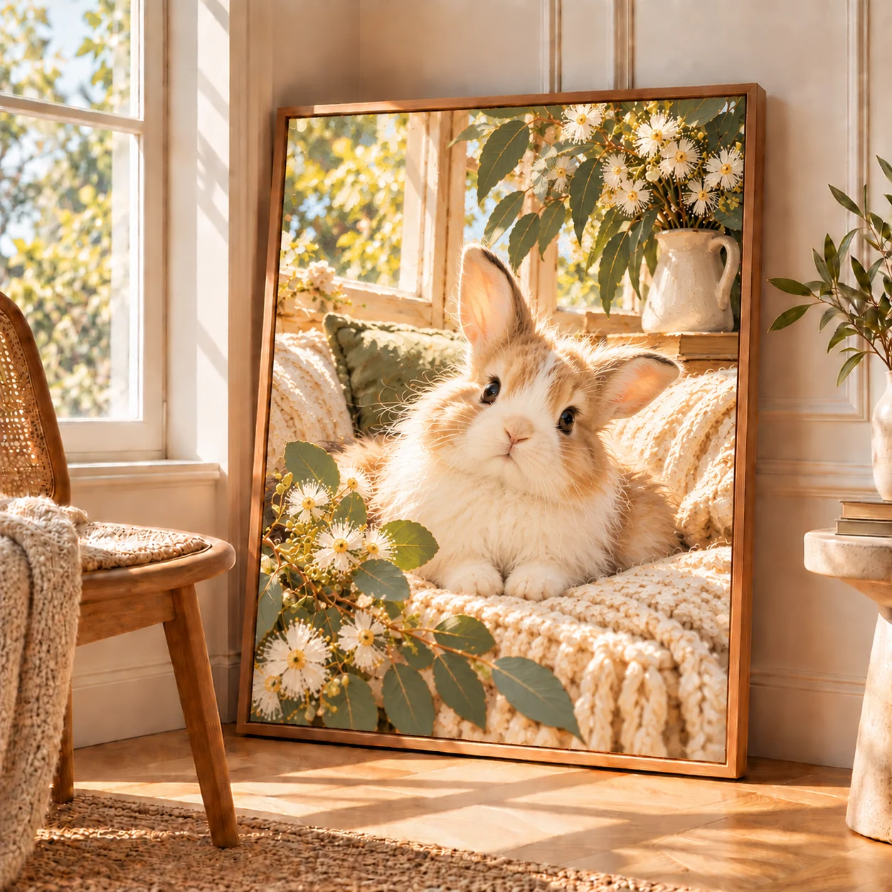 Custom Australian Pet Portrait – Personalized Framed Canvas Art - Image 2